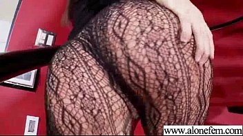 Cute Alone Girl Please Herself With Things Movie-21