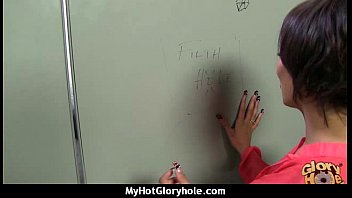 Ebony Teen Shows Off Her Blowjob Skills At Gloryhole 15 - black, sucking, interracial, blow, blowjob, blowing, blowjobs, interacial, blows, gloryhole, sucking - Video 5916650