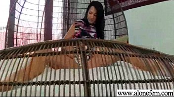 Crazy Girl Insert All Kind Of Stuffs In Pussy Movie-04