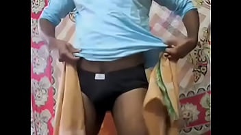 Kerala Mallu Guy Wearing Kavi Mundu