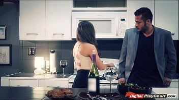 Abigail Mac Gives Her Husband Blowjob For Their Anniversary