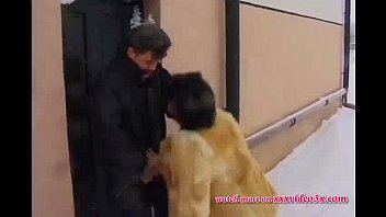 Hot Babe Knows How To Keep Warm When It___s Cold Outside