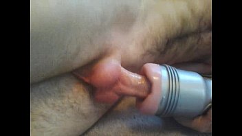 Slow Fleshlight Edging Ends In Milky Cumshot