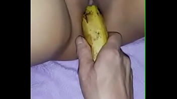Her Pussy Liked The Banana #1