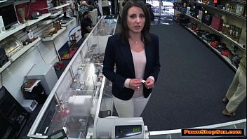 Milf Wife Sucks And Fucks Pawnshop Owners Big Cock