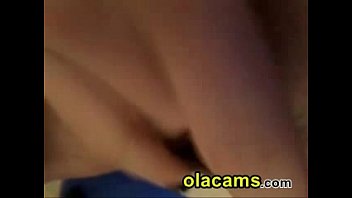 Young Busty Brunette Teases Clit With Toys On