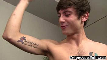 Gay Fuck They Both Lie Down On The Sofa Next, Swapping Some Kisses As