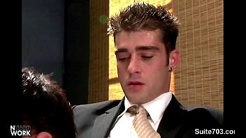 Gay Gets Fucked And Facialized At Work