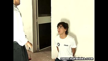 Slim Twink Tastes Jail Guard' Big Fat Cock