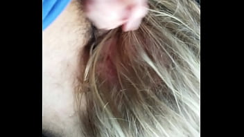 Blond Blowing Me In My Car!