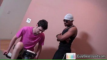 Jason Crew Working Out On Fat Black Cock 2 Gay Boys