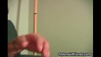 Horny Brunette Charlie Stripping - stockings, teen, panties, brunette, fetish, pantyhose, undies - Video 5809762