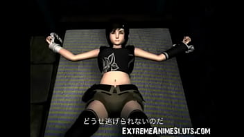 3d Ogre On Tied Up Girl!