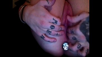 Closeup Of This Babe With Tats All Over Her