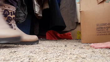 Candid Unknown Girl Crushing Trampling Footfetish 07