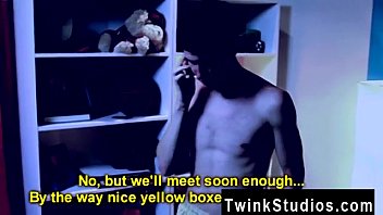 Gay Twinks He Calls A Mate For Help But There' No Answer.