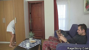 Cute Girl Gets Deepthroat Fucked And Pussy Nailed