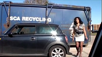 Donna Ambrose Aka Danica Collins Car Tease