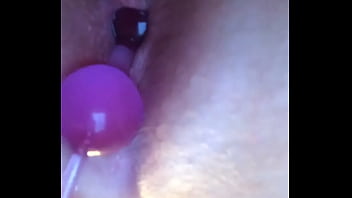 Squirting Water Up My Ass And Playing With My Anal Beads