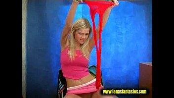 Nasty Chick In Red Pantyhose