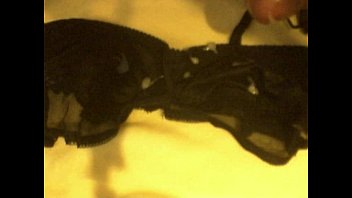 Cum On My Step Sisters Little Black Bra