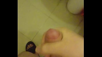 Jerking Off - Cumming In A Toilet