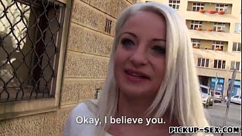 Amateur Blonde Eurobabe Anastasia Screwed For Some Money