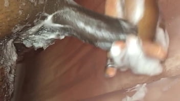 Soapy Black Cock In Shower
