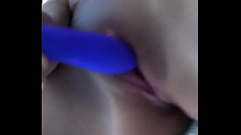 Purple Toy In Pussy