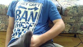 Guy Cums In Underwear