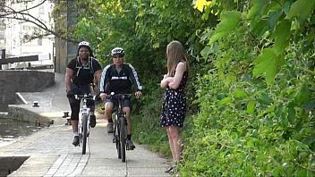 Cute British Teen Laura Is Hot, Horny And In Public