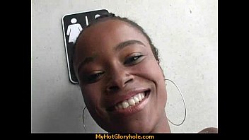 Hot Couple Having Oral Sex In Gloryhole Interracial 25