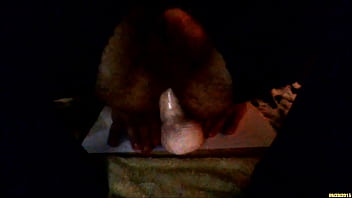 Sissy Whore Rides Thick Dildo