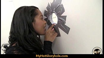 Gloryhole Secrets Hot Teen Cutie Swallows Cum 9