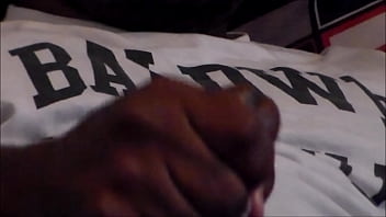 Fat Black Cock Cumming (slow Mo)