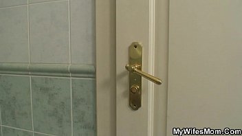 Busty Step Mom And Son-in-law Caught In Bathroom