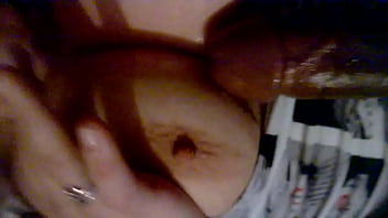 White Girl Taking Cumshot On Titties