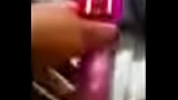 Sexy Ebony Plays With Herself