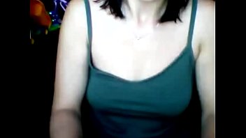 Brunete In Green Shirt