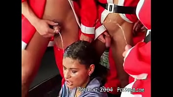 Santa' Gift Of Gangbang