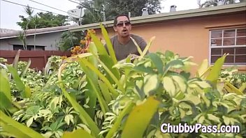 Badass Chubby Brunette Being Spied On