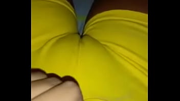 Namorada Mulata Se Tocando Com O Dedinho