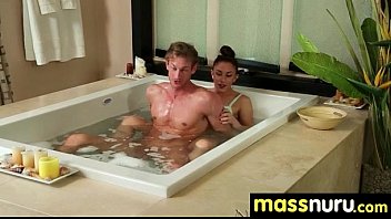 Nuru Massage Ends With A Hot Shower Fuck - hardcore, massage, masseuse, nuru, nurugel - Video 5640505