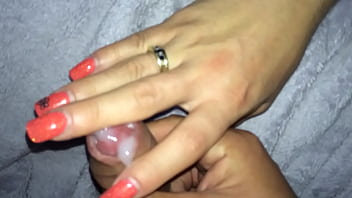 Handjob, Nails, Orange - Unknown - 2025 - Intense - Performance - Video 5743872