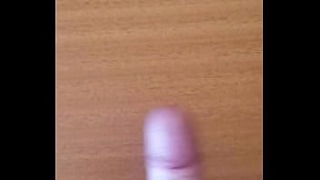 Smacking My Thick Hard Cock On The Desk