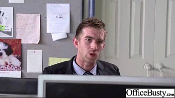 Busty Horny Office Girl Get Sex On Camera Movie-27