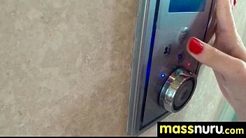 Lucky Client Gets A Full Service Massage 8 - hardcore, massage, masseuse, nuru, nurugel - Video 5733694