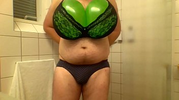 Showering With Big Tits