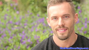 Solo Muscle With Six Pack Masturbating