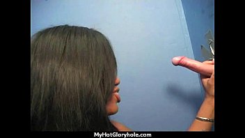 Black Girl Have Surprise Gloryhole 14 - sucking, interracial, blowjob, ebony, oral, gloryhole - Video 5655694